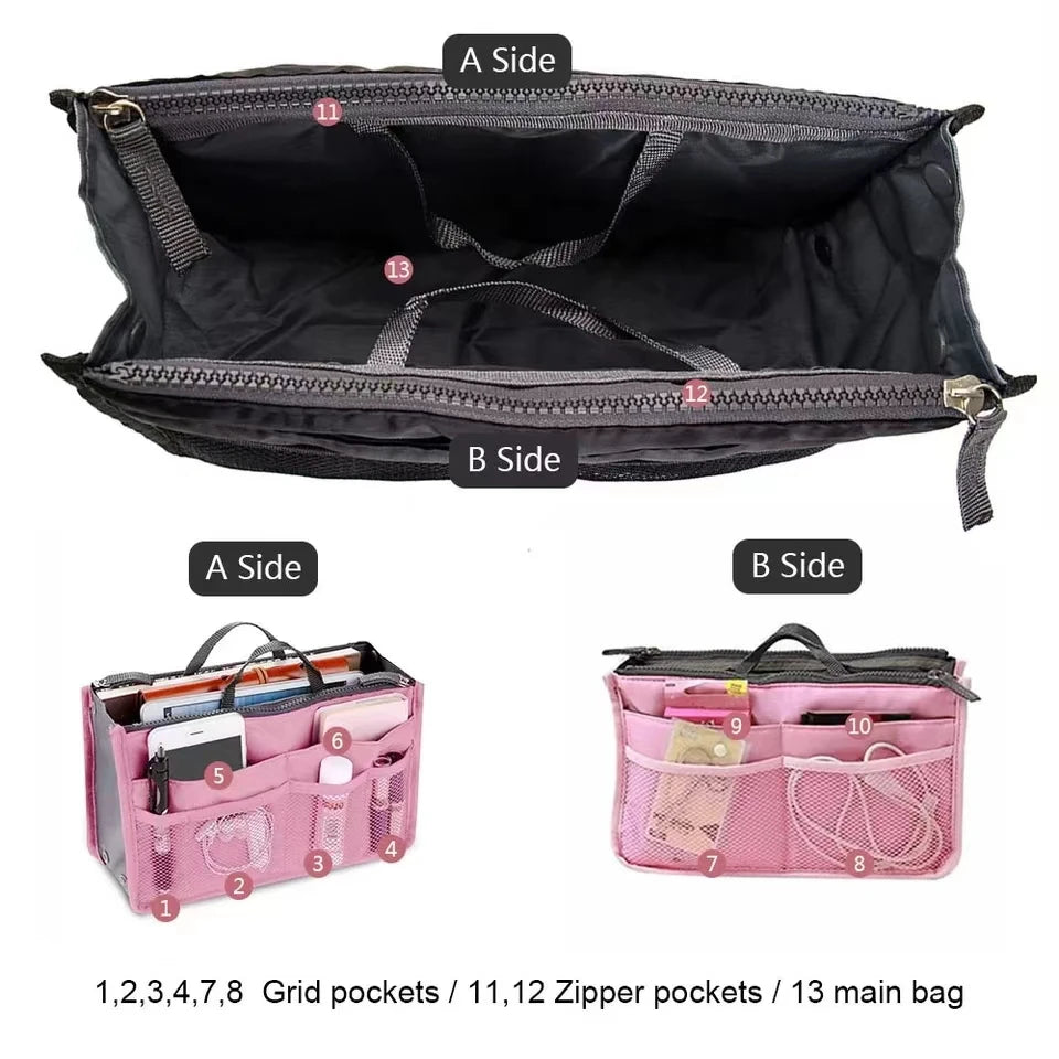 Women Make up Cosmetic Bag Travel Purse Clutch Bag